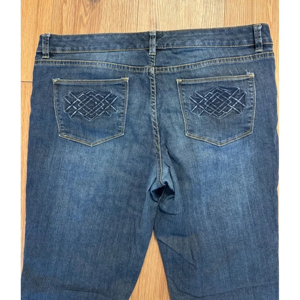 The Limited 678 Bootcut Jeans Womens 14R Dark Wash Y2K Denim Flared Leg